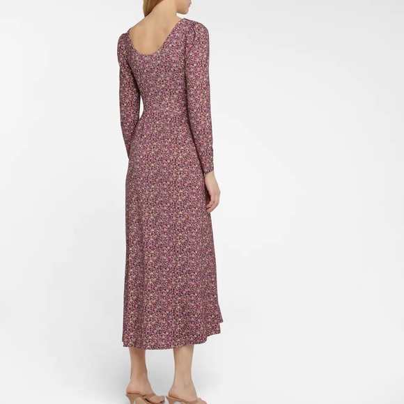 LoveShackFancy Poeta Dress in Cherry Wine Medium NWT - Picture 3 of 12